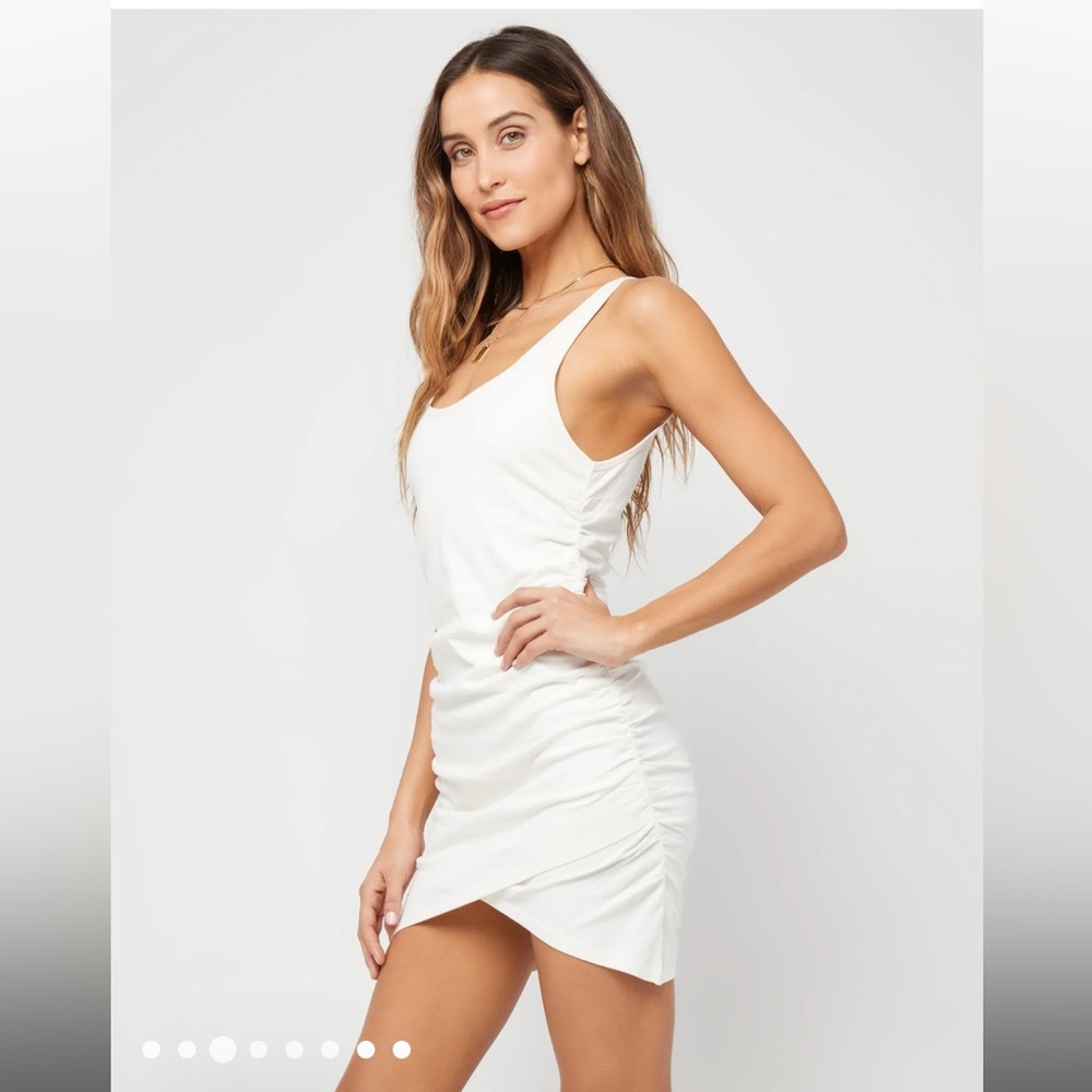 L*SPACE D Mini Ivory Dress/Cover Up